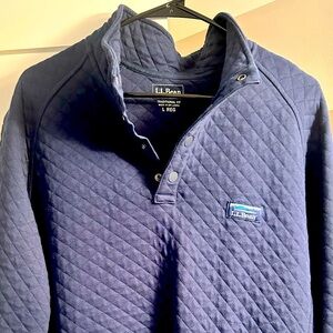Like new LL Bean Quarter Snap fleece!